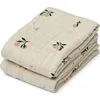 Image de Lot de 2 langes Lewis Peach (65 x 65 cm)