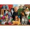 Image de Puzzle 1000 pièces : Rencontre féline
