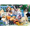 Image de Puzzle 1000 pièces : Chiens du jardin Trefl-10556