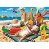 Image de Puzzle 1011 piÃ¨ces : Hidden Shapes : Vacances de chat