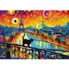 Image de Puzzle 1000 pièces : Chat à Paris Trefl-10795