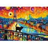 Image de Puzzle 1000 piÃ¨ces : Chat Ã  Paris