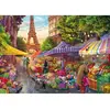 Image de Puzzle 1000 piÃ¨ces : Tea Time : MarchÃ© aux Fleurs, Paris