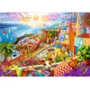 Image de Puzzle 1000 pièces Premium Plus :  Visite de Santorini Trefl-10842