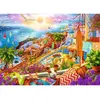 Image de Puzzle 1000 piÃ¨ces Premium Plus :  Visite de Santorini