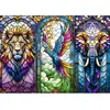 Image de Puzzle 1000 pièces : Vitrail d'animaux Trefl-10957