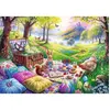 Image de Puzzle 1000 piÃ¨ces : Pique-nique dans la prairie