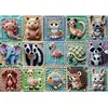 Image de Puzzle 1000 pièces : Animaux au crochet Trefl-12093
