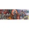 Image de Puzzle 1000 pièces panoramique : Star Wars Mandalorian : Les Aventures du Mandalorien Trefl-29052