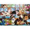 Image de Puzzle 500 pièces : Famille Chat Trefl-37425