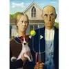 Image de Puzzle 500 pièces : American Gothic : Édition Chien