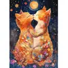 Image de Puzzle 500 piÃ¨ces : Bisou au clair de lune