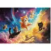 Image de Puzzle 500 pièces : Chatons de l'espace