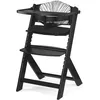 Image de Chaise haute évolutive Enock avec coussin Black