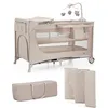 Image de Lit parapluie 3 en 1 Joy 2 avec accessoires Beige