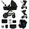 Image de Poussette trio Moov 2 Air Pure Black