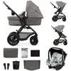Image de Poussette trio Moov 2 Moonlight Grey