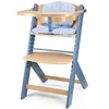 Image de Chaise haute évolutive Enock avec coussin Nordic Breeze
