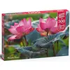 Image de Puzzle 500 piÃ¨ces : Fleurs de Lotus roses