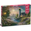 Image de Puzzle 500 piÃ¨ces : Phare au clair de lune