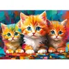 Image de Puzzle 500 pièces : Trois petits cœurs Timaro-20425