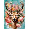 Image de Puzzle 1000 piÃ¨ces : Cerf en fleurs