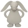 Image de Lapin de dentition en caoutchouc naturel gris