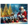 Image de Puzzle 150 piÃ¨ces en bois : PÃ¨re NoÃ«l et Blaireaux