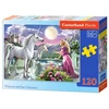 Image de Puzzle 120 piÃ¨ces : Princesse et sa Licorne