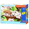 Image de Puzzle 120 piÃ¨ces : HÃ©rissons au printemps