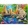 Image de Puzzle 120 piÃ¨ces : Ãtang Ã  carpes koÃ¯