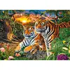 Image de Puzzle 180 piÃ¨ces : Famille de Tigres