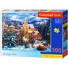 Image de Puzzle 300 pièces : Séance de luge en ville Castorland-B-030194