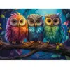 Image de Puzzle 300 pièces - Premium : Trois petits hiboux B-030545