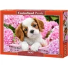 Image de Puzzle 500 pièces : Chiot au milieu des fleurs Castorland-52233