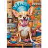 Image de Puzzle 70 pièces : chien Chef cuisiner B-070206