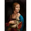 Image de Puzzle 1000 piÃ¨ces : Dame Ã  l'hermine, LÃ©onard de Vinci