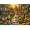 Image de Puzzle 1000 pièces : Tigres Paradis Castorland-105199-2
