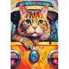 Image de Puzzle 1000 pièces : Voyage en bus de chat Castorland-105229-2