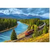 Image de Puzzle 1000 pièces : Chemin de fer Canadien Pacifique dans le parc national de Banff