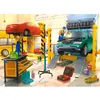 Image de Puzzle 100 pièces : Atelier de voitures Castorland-B-111206