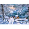 Image de Puzzle 1500 pièces : Matin enneigé Castorland-C-151905-2