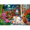 Image de Puzzle 1500 piÃ¨ces : Chatons sur le toit