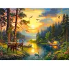 Image de Puzzle 3000 pièces : Coucher de soleil sur la rivière Forest Castorland-C-300686-2