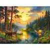 Image de Puzzle 3000 piÃ¨ces : Coucher de soleil sur la riviÃ¨re Forest