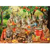 Image de Puzzle 3000 pièces : Réunion de famille féline C-300730-2