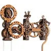 Image de Horloge 3D en Bois Murale : Steampunk Gearworks