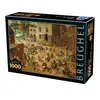 Image de Puzzle 1000 piÃ¨ces : Jeux d'enfants, Pieter Brueghel