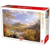 Image de Puzzle 1000 pièces : Viaduc de Starruca Pennsylvanie, Jasper Francis Cropsey Dtoys-76694