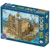 Image de Puzzle 1000 pièces - Cartoon Notre Dame Dtoys-47573